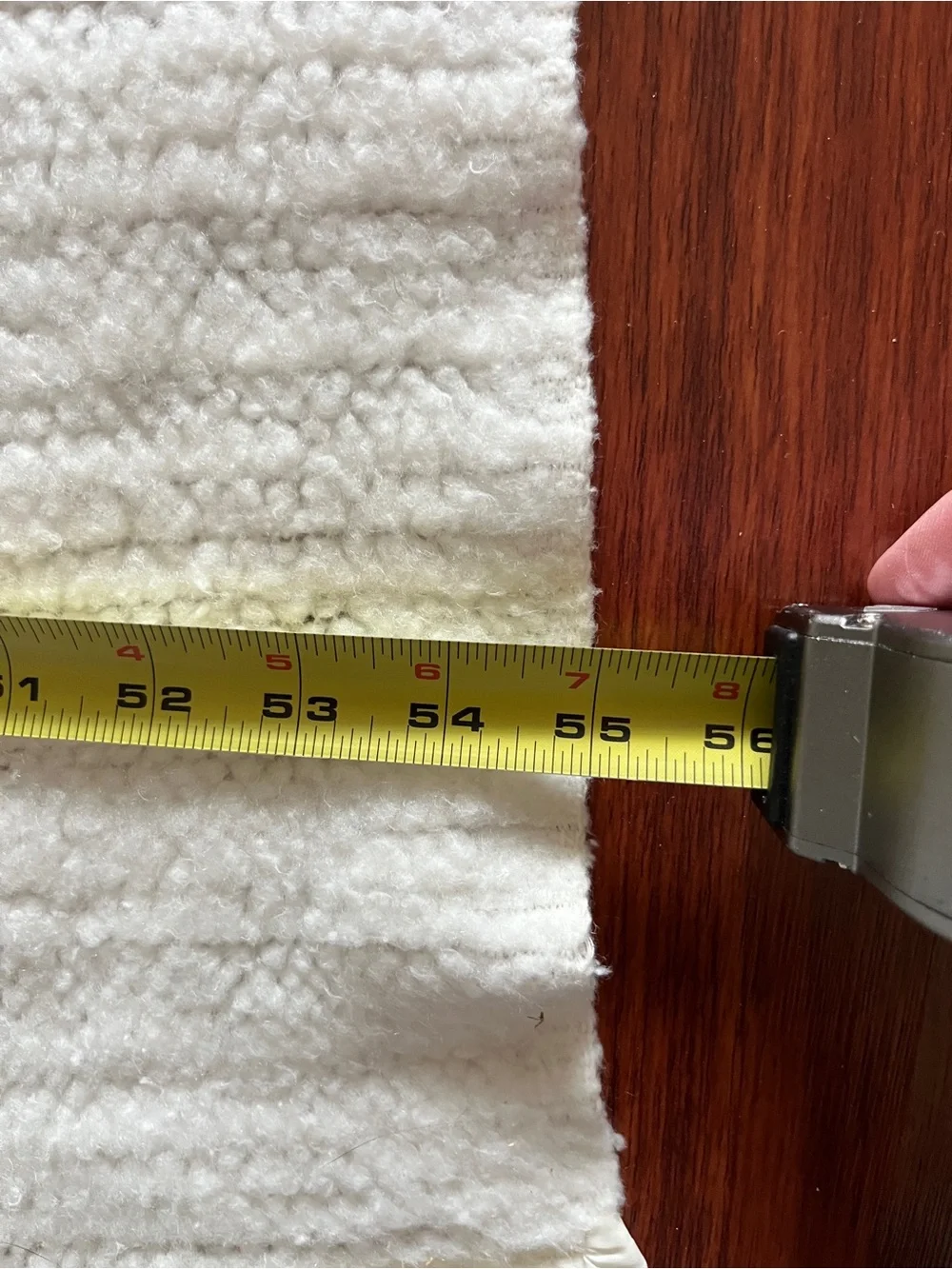 Vintage Ivory Blanket Satin Edge Thermal Acrylic USA 86” x 55”